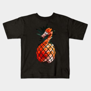 Flamingo Pineapple Kids T-Shirt